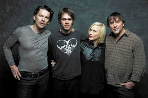 Ethan Hawke, Ellar Coltrane, Patricia Arquette and Richard Linklater reunidos en el Sundance Film Festival